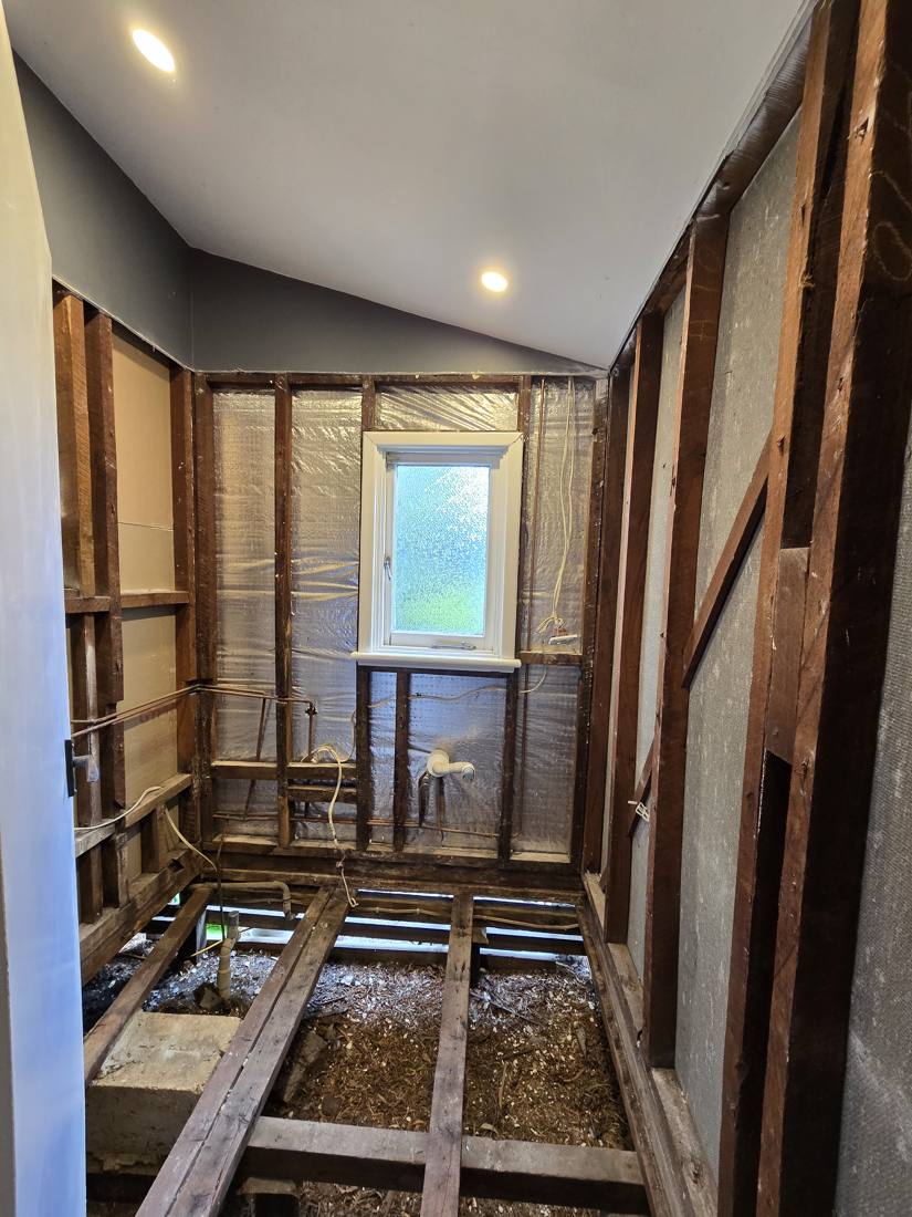 Bathroom strip-out job by Big Boy Tile Removal