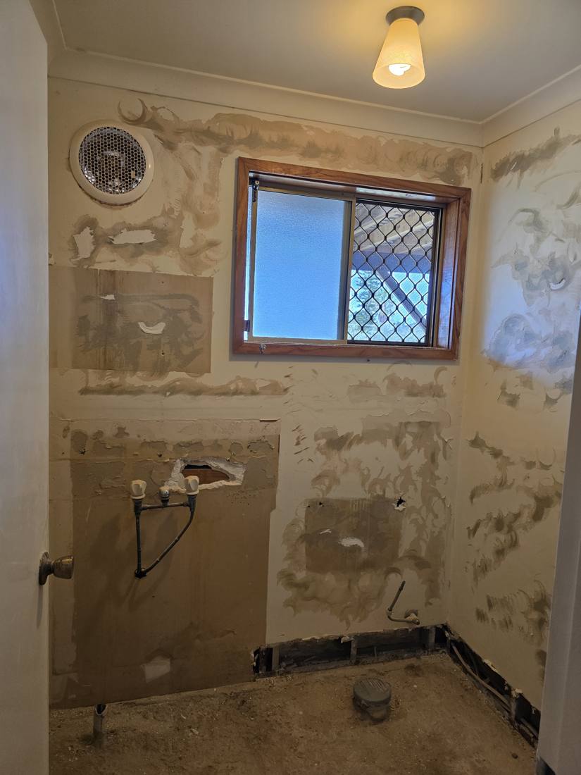 Bathroom strip-out job by Big Boy Tile Removal